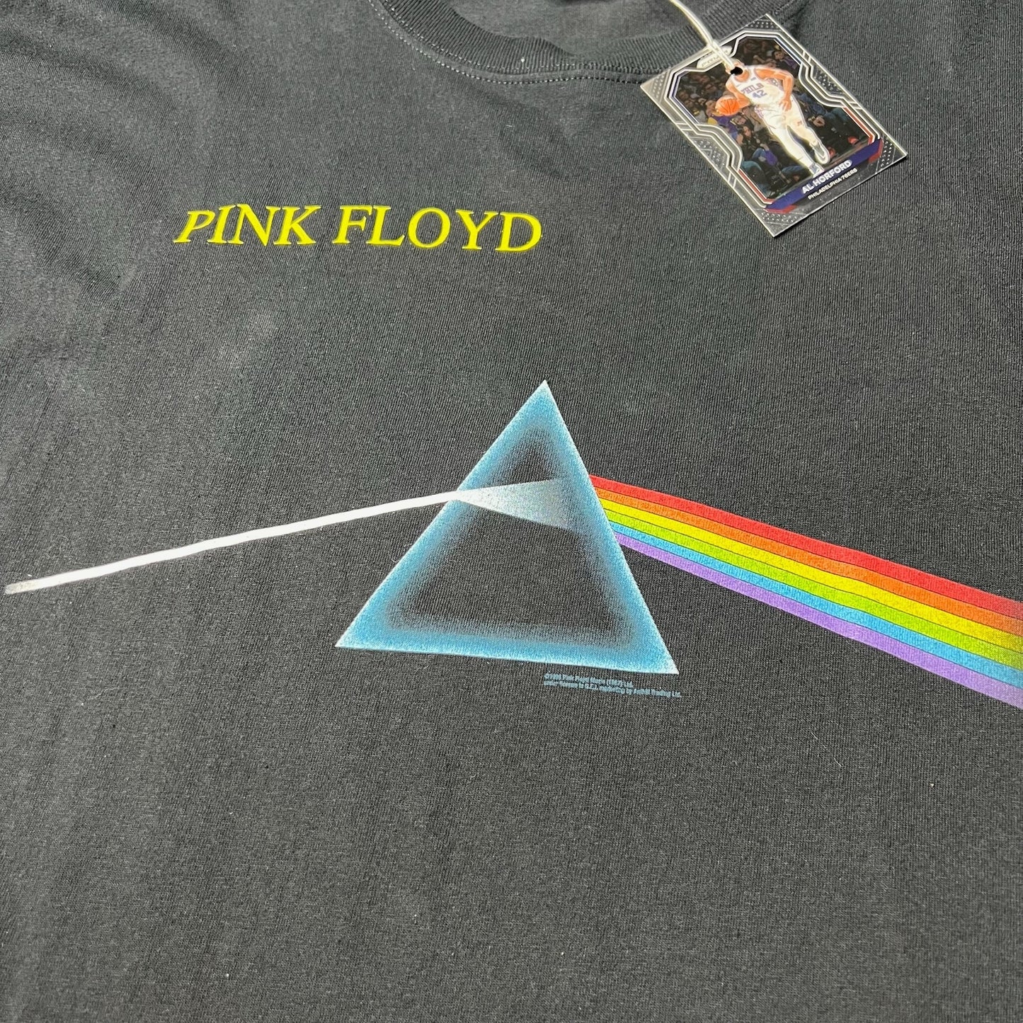Vintage 1996 Pink Floyd Dark Side of the Moon album promo front and back graphic tee