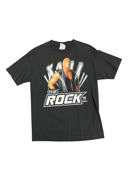 Vintage 2003 WWE The Rock 'The Great One' Graphic Print Tee Size L