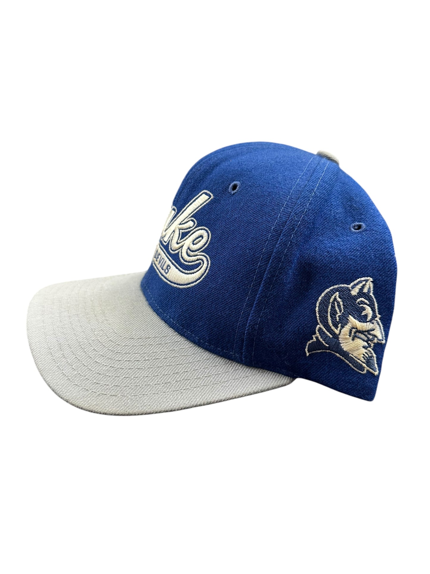 Vintage Duke University Blue Devils Wool Green Bill Starter Hat SnapBack