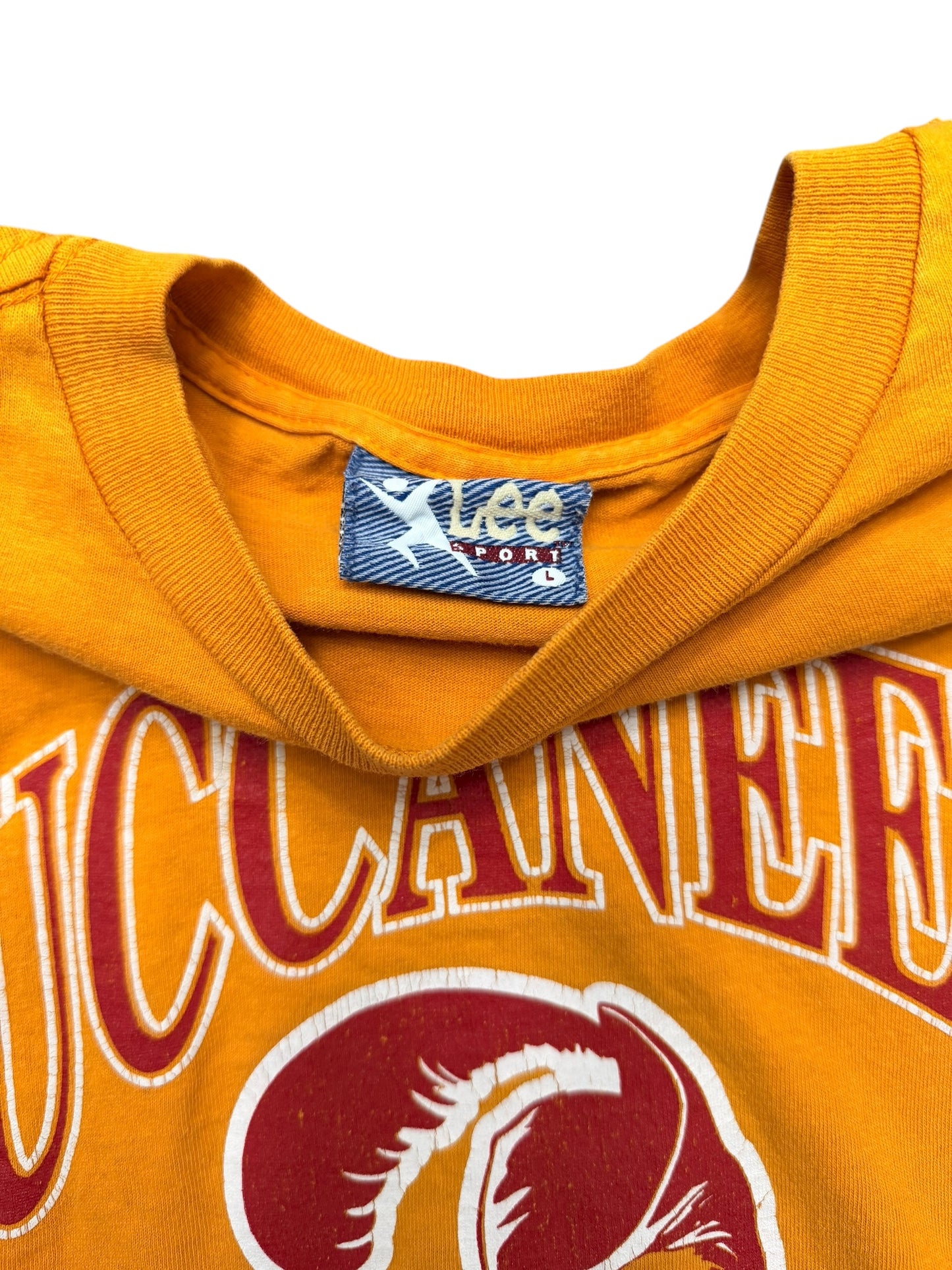 Vintage Creamsicle 90s Buccaneers Shirt Size Small (Kids Large)