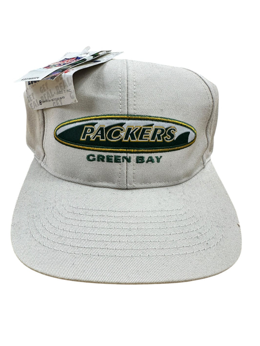 Vintage NWT Wave Green Bay Packers Strapback Hat