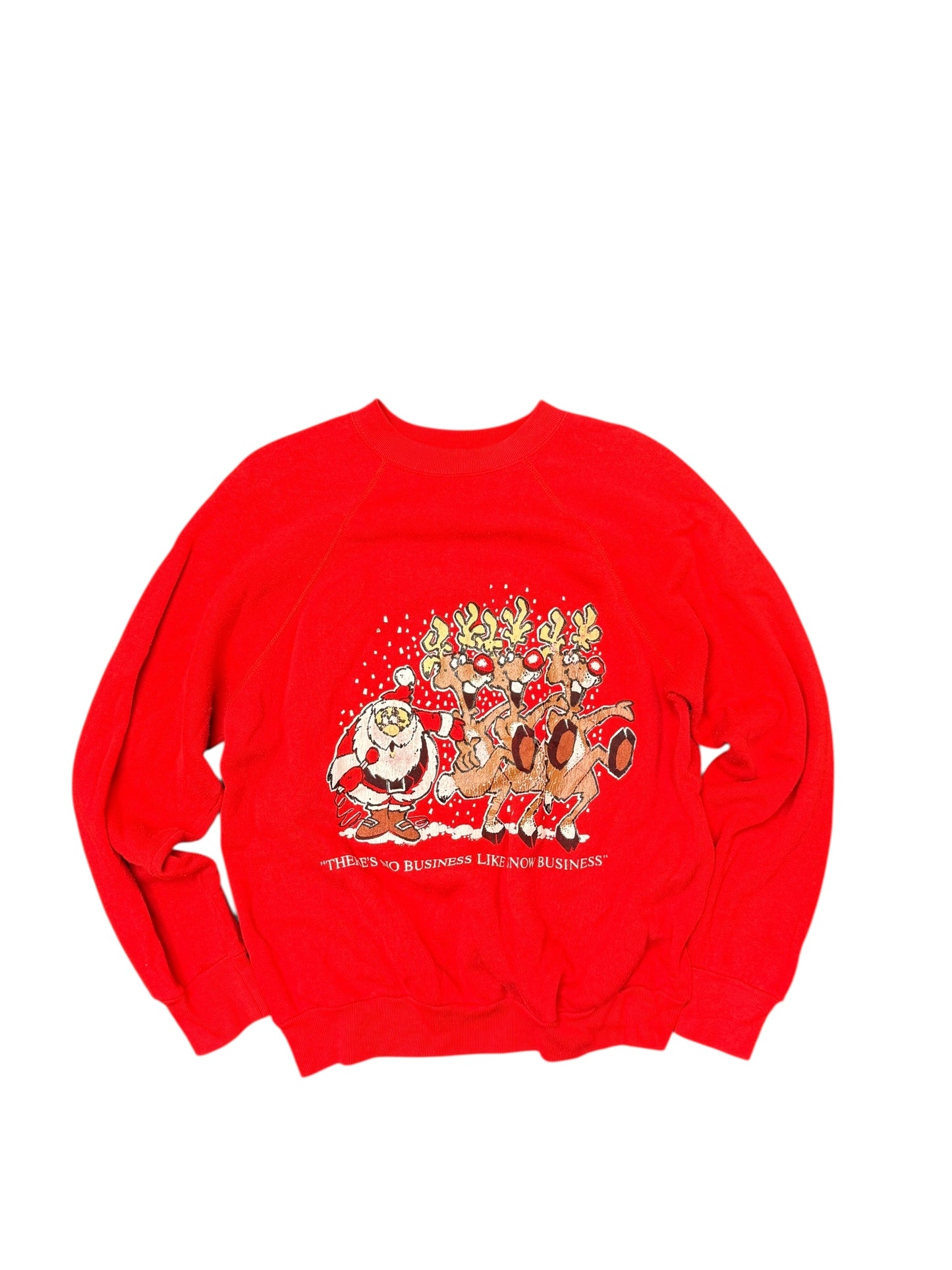 Vintage "No Business Like Snow Business" Crewneck Size Large