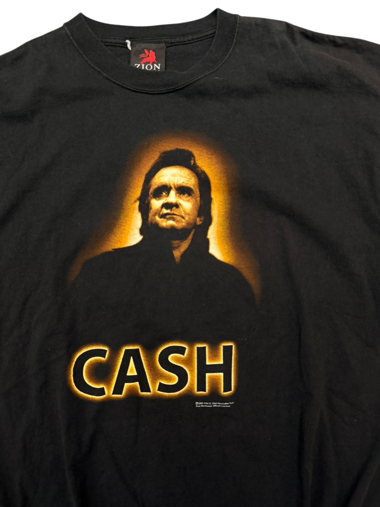 Y2K Johnny Cash Portrait Band Tee Size XL