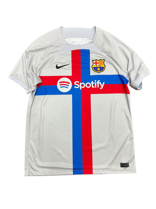 Retro FC Barcelona Spotify Nike SoccerJersey Size L