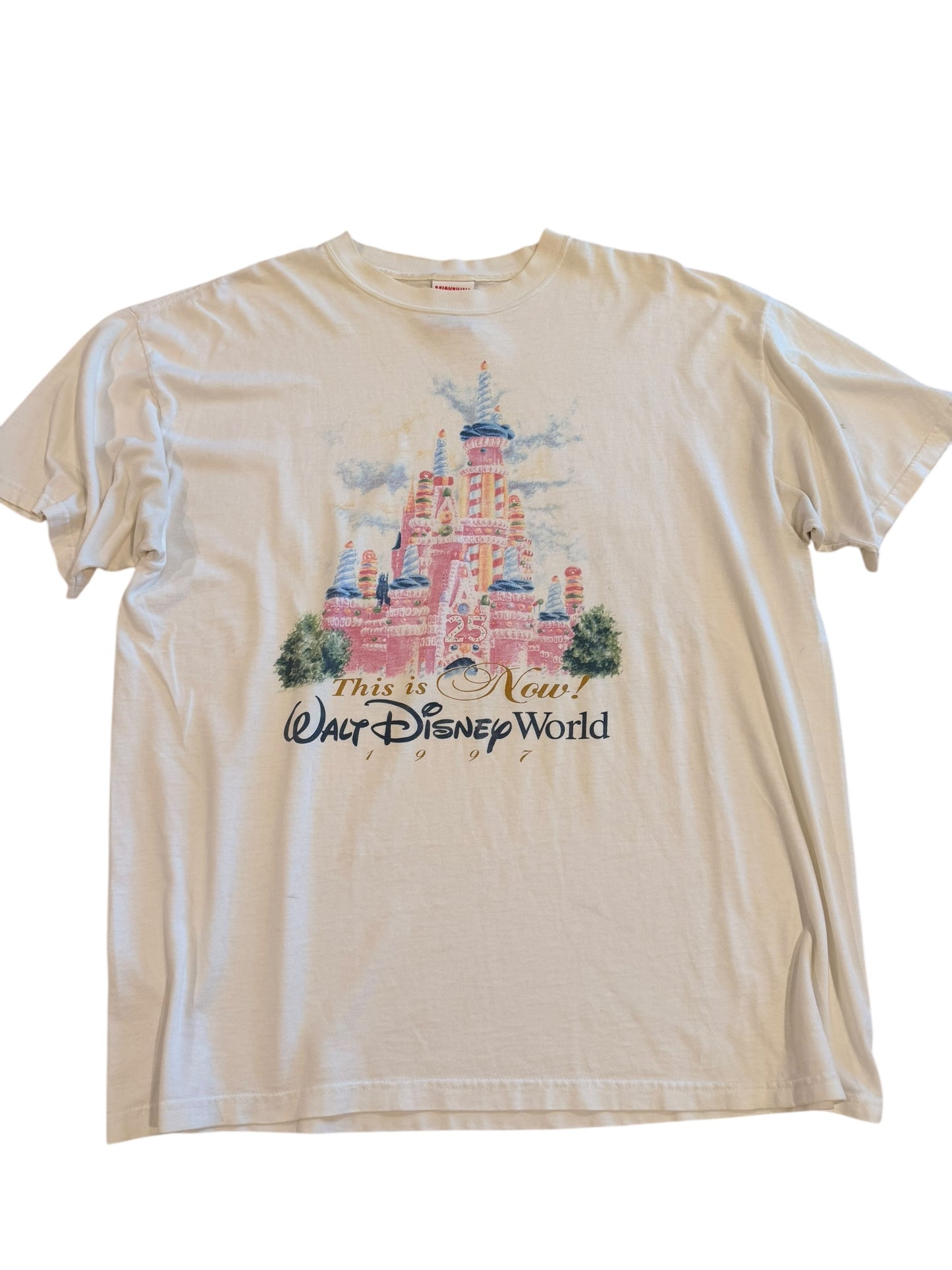 Vintage 90’s Walt Disney World “This is Now” Graphic Tee size XXL