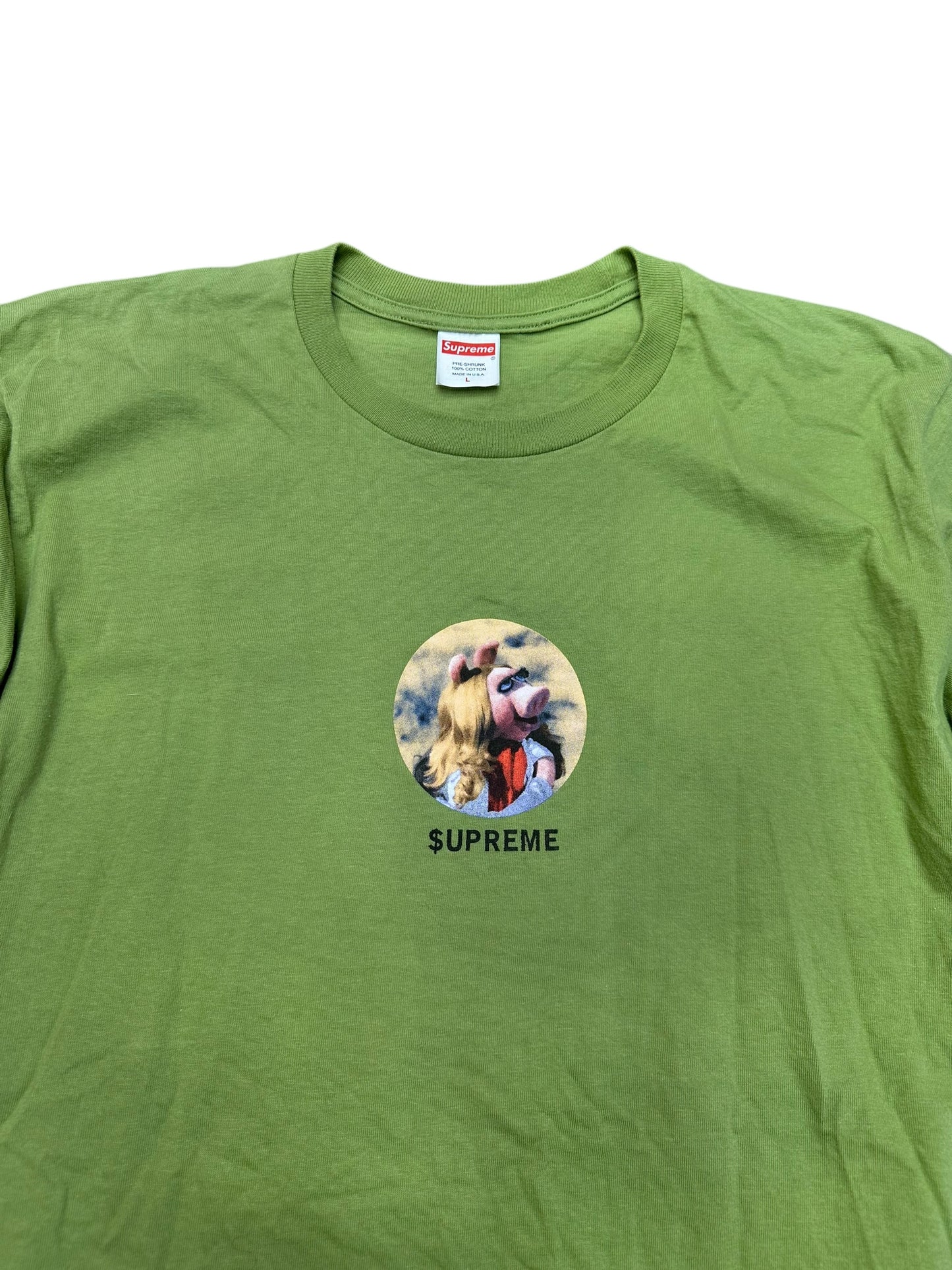 Supreme Miss Piggy Moss Tee Size L