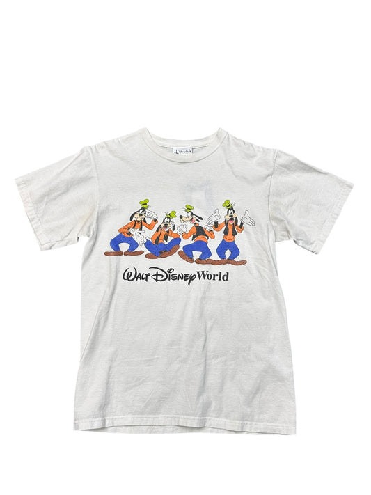 Y2K Walt Disney World Goofy Multi Pose Graphic Print Tee Size M