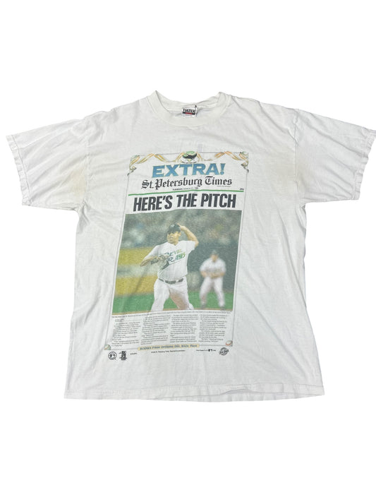 1998 Devil Rays St. Pete Times Tee Size XL
