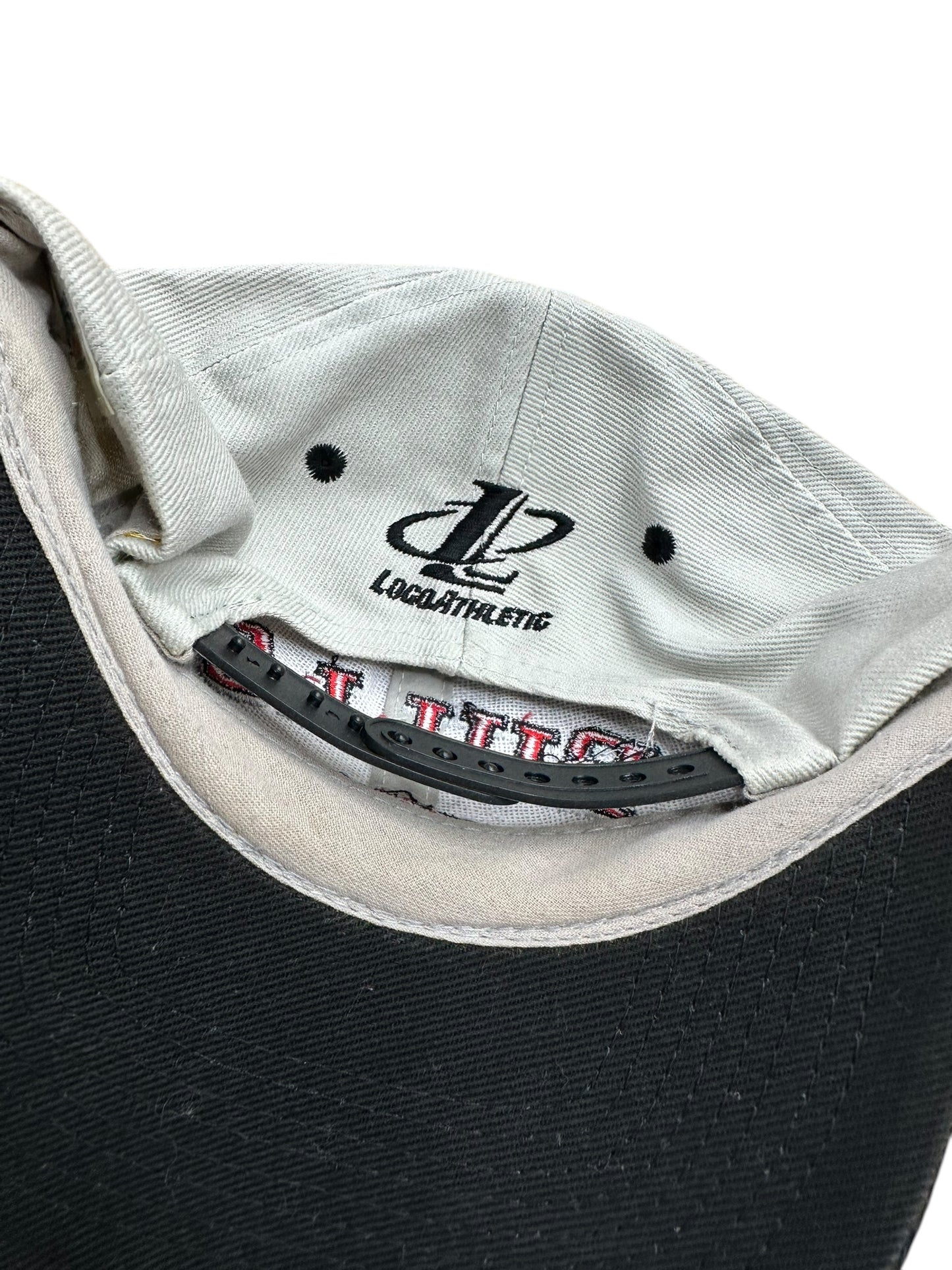 Vintage Chicago Bulls Embroidered Hat Grey Top Black Brim Hat