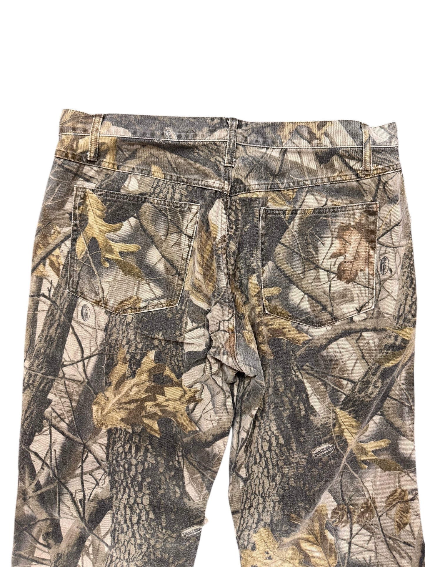 CAMO DENIM PANTS - REAL TREE