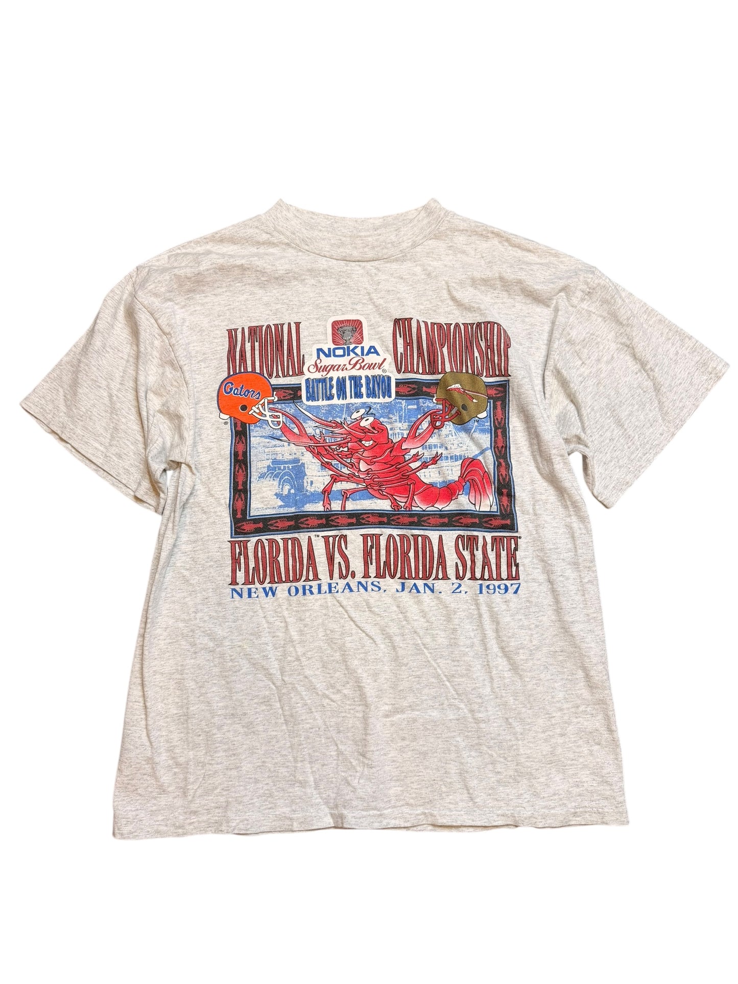 Vintage FSU vs UF 1997 “Battle On The Bayou Tee Size Medium