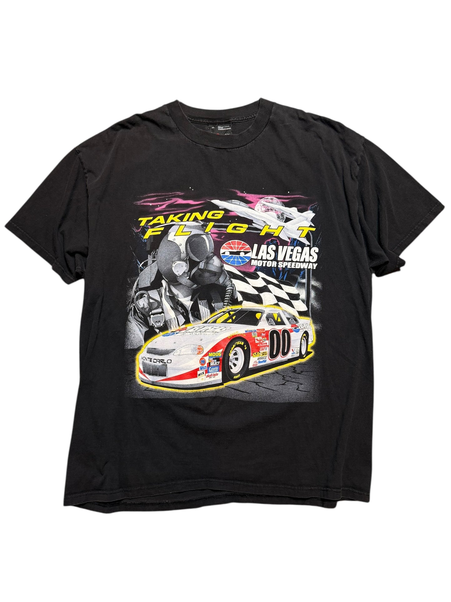 Vintage NASCAR “Taking Flight” Las Vegas Graphic Tee Size XL