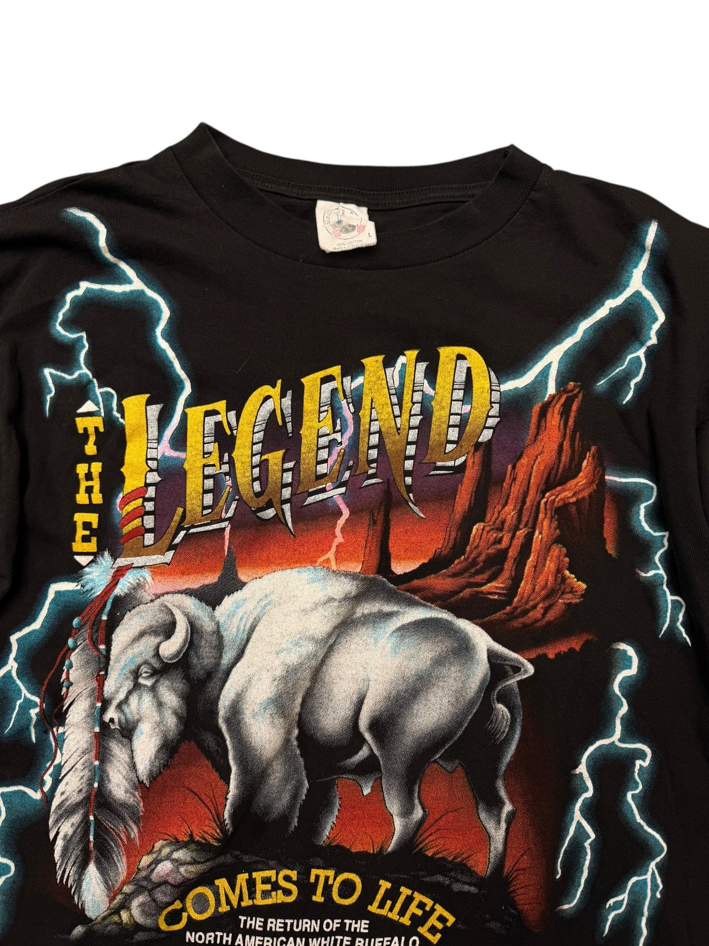 Vintage American Thunder “Legends Come To Life” Tee Size Large