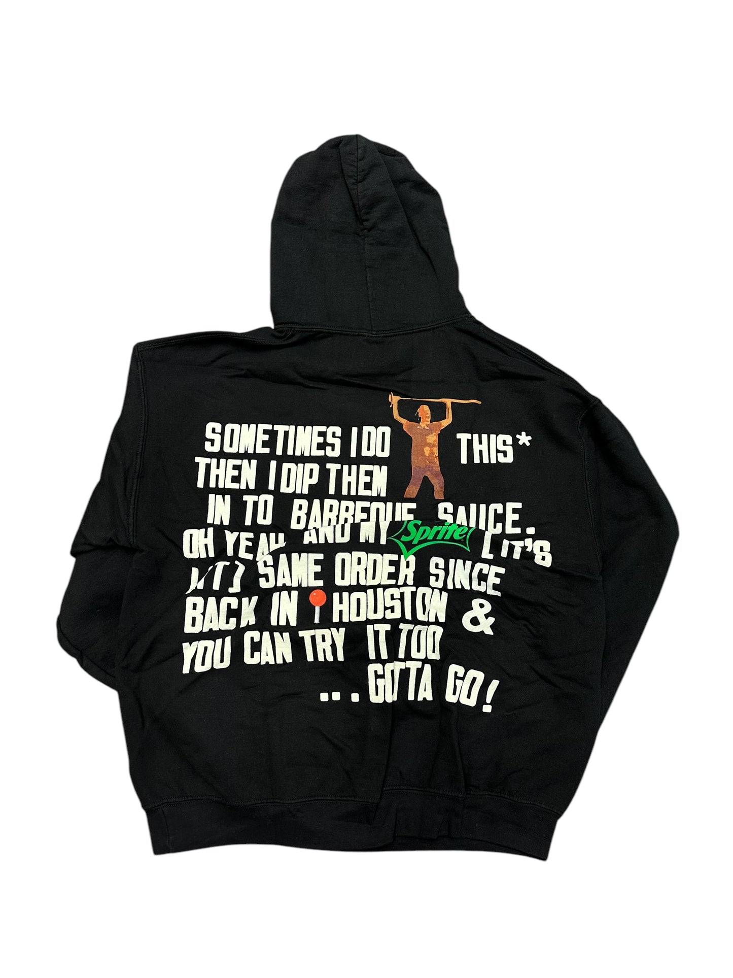 Cactus Jack Travis Scott Mcdonalds Order Bubble Print Pullover Hoodie Size M