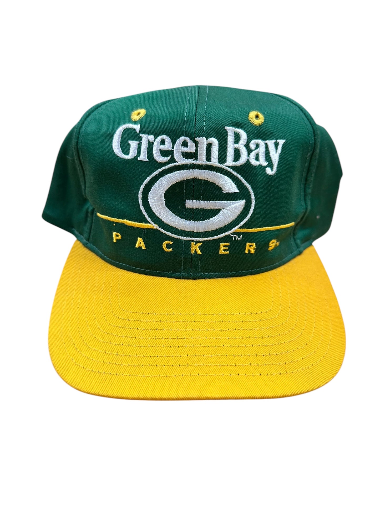 Vintage NFL Green Bay Packers Embroidered Snapback Eastport Hat