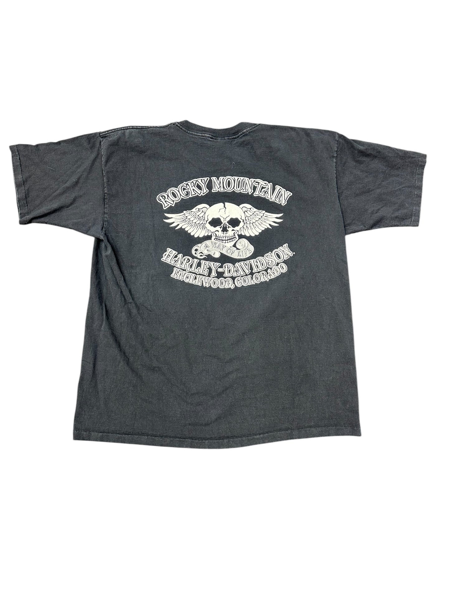 Vintage Harley Davidson American Steel Eagle Tee Size XL