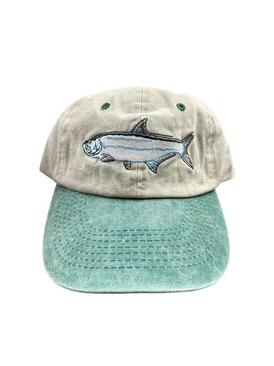Vintage Guy Harvey Style Acid Wash Bill Fishing Hat Strapback
