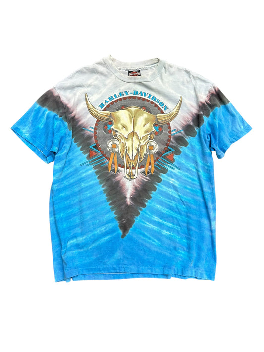 Vintage Harley Davidson Tie Dye Arizona Skull Tee Size XL