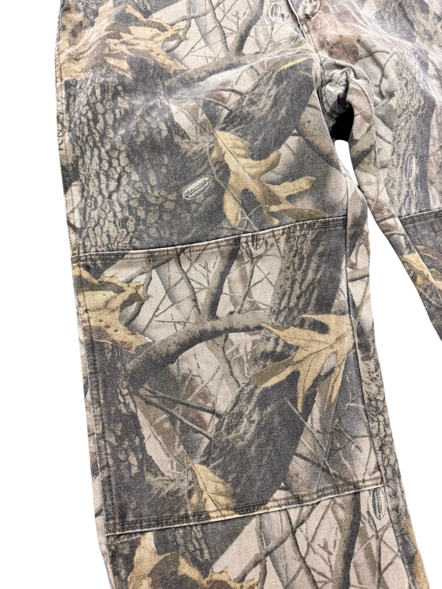 CAMO DENIM PANTS - REAL TREE
