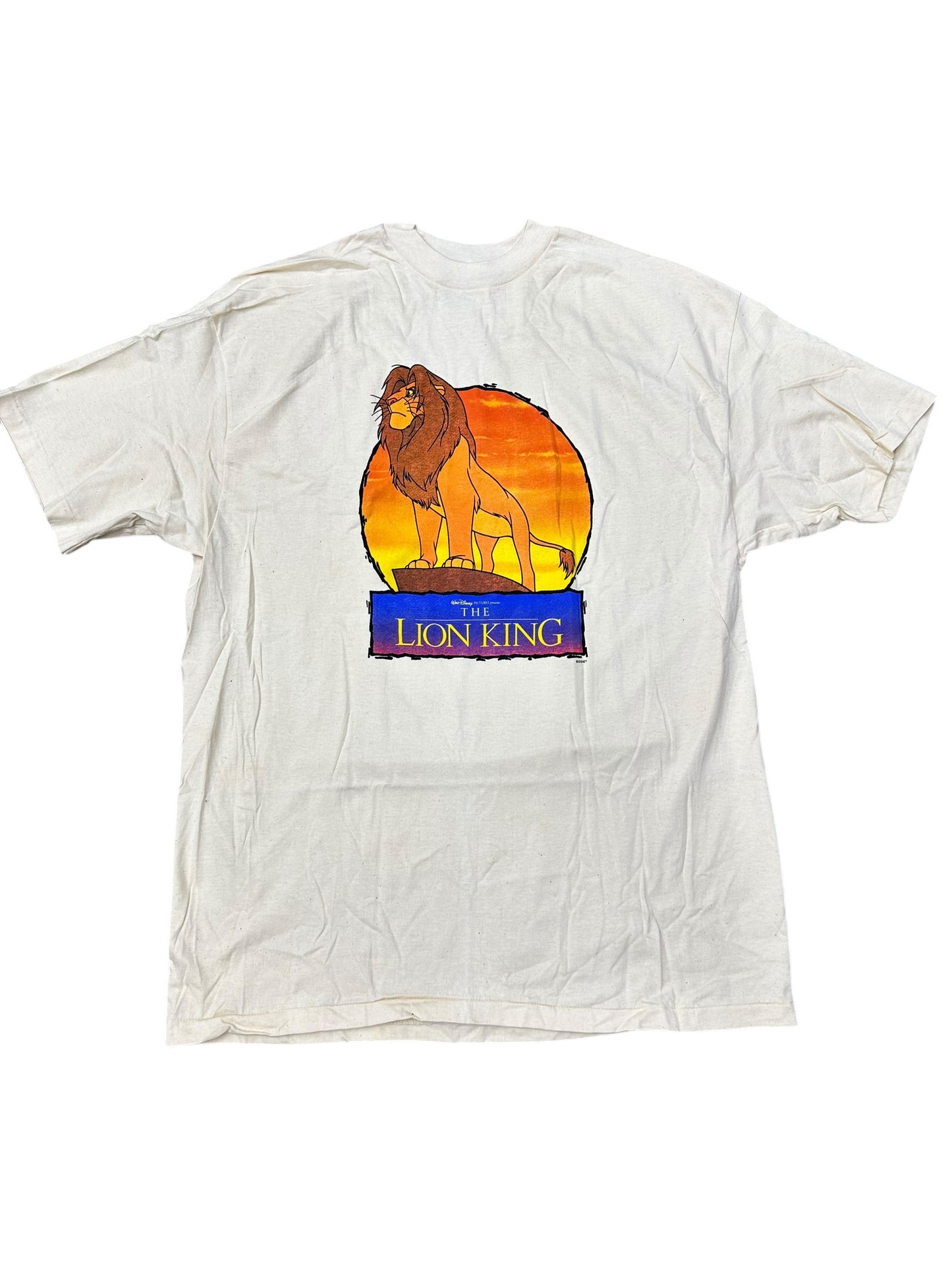 Vintage The Lion King Disney Promotional Graphic Tee Size XL