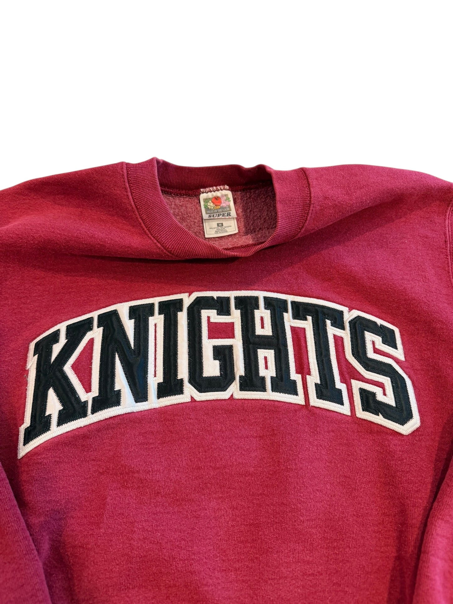 Vintage True Vintage Knights Maroon Crewneck Size Medium