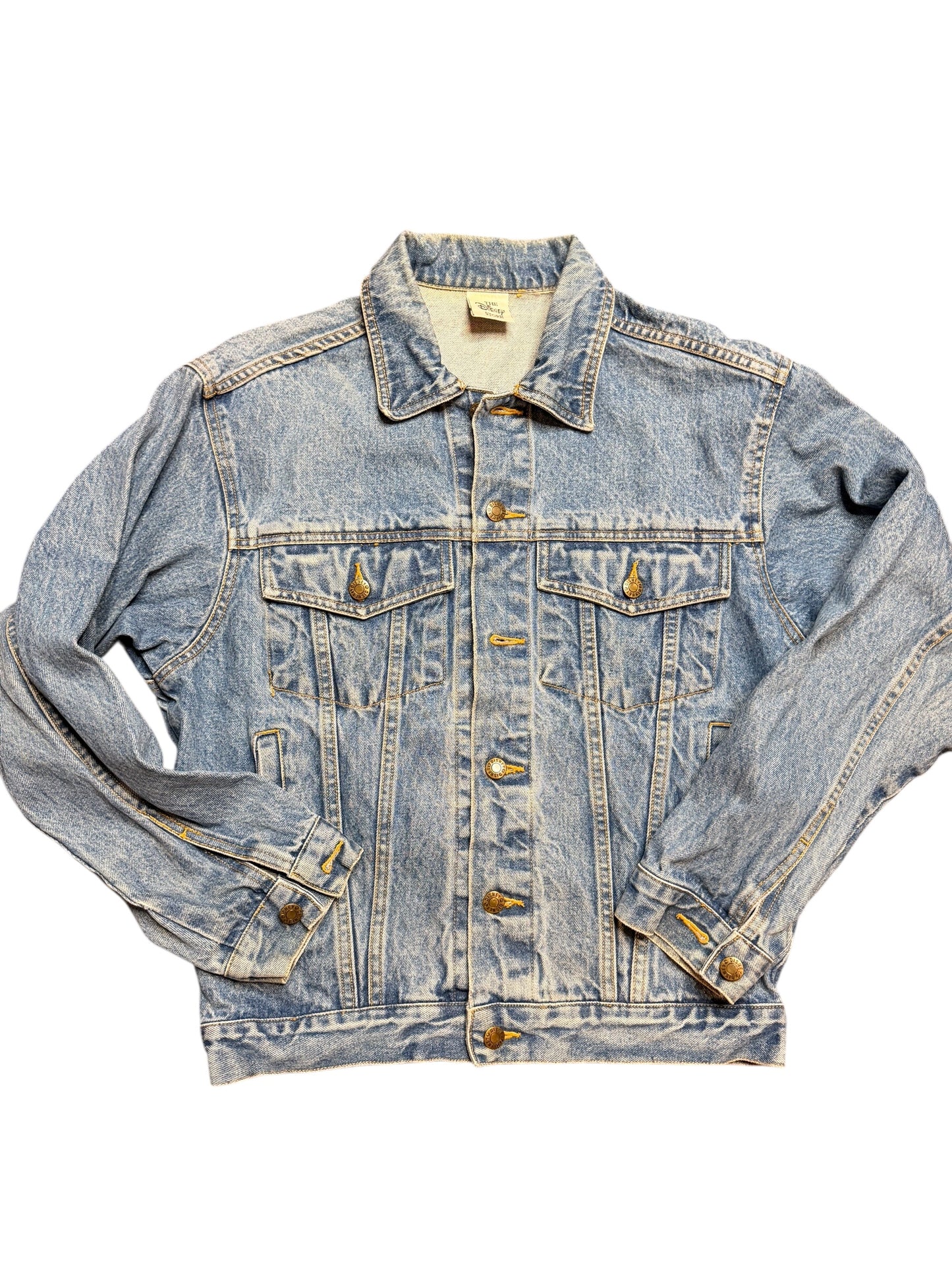 Vintage Disney Winnie The Pooh Embroidered Denim Jacket Size M/S