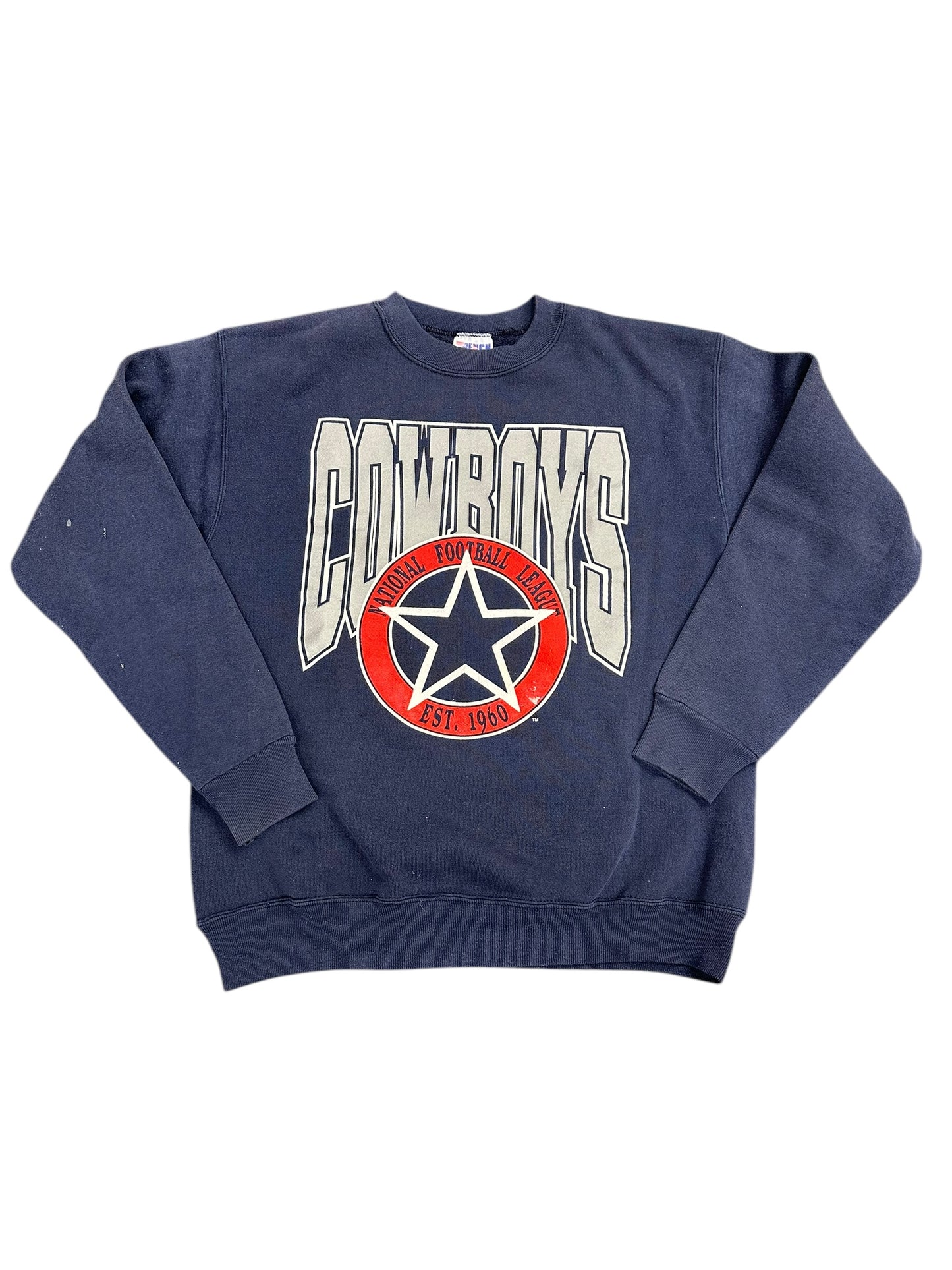 Vintage Dallas Cowboys Navy Star Crewneck Size M