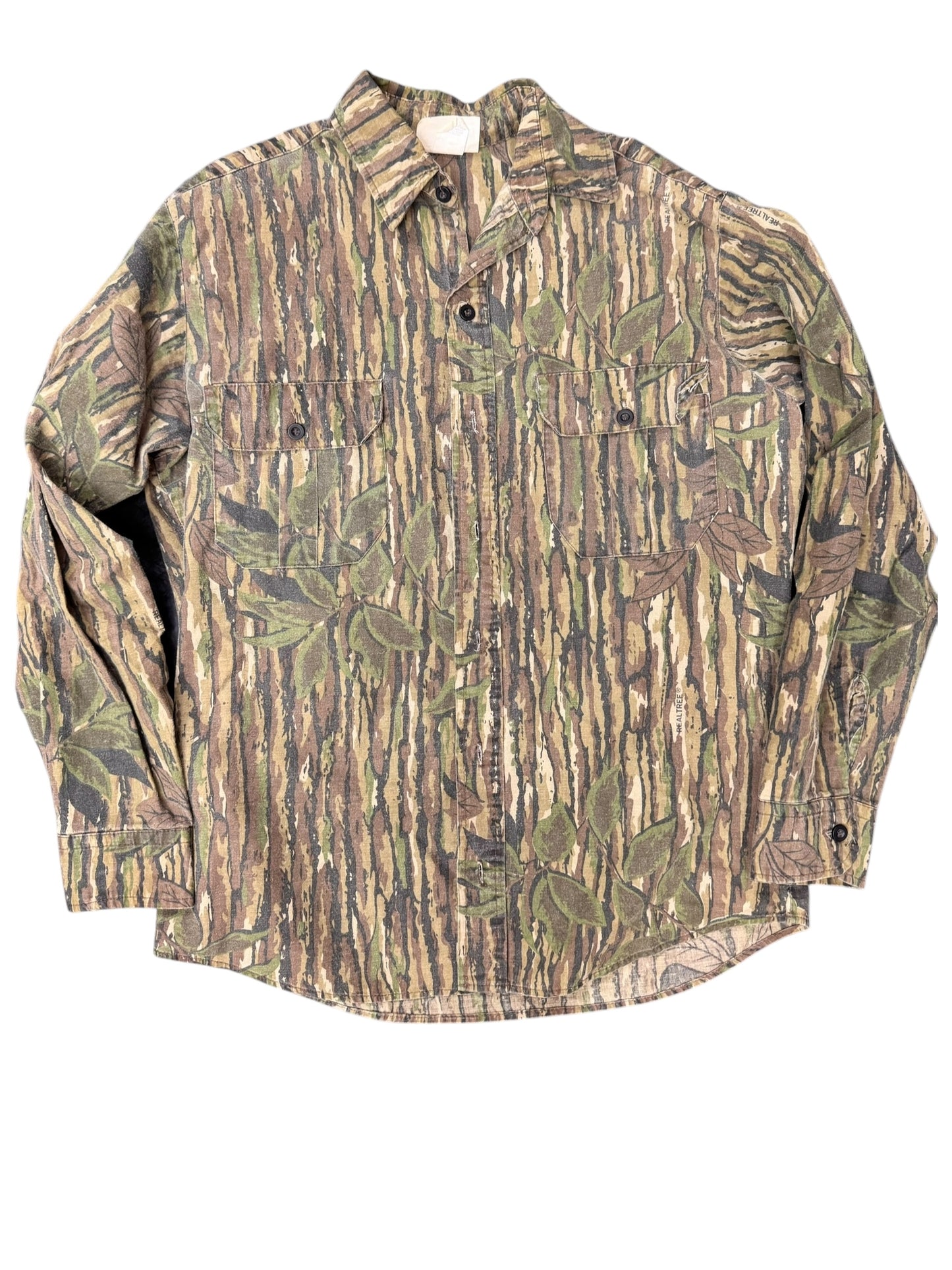 Vintage Realtree Camo Button Up Size M