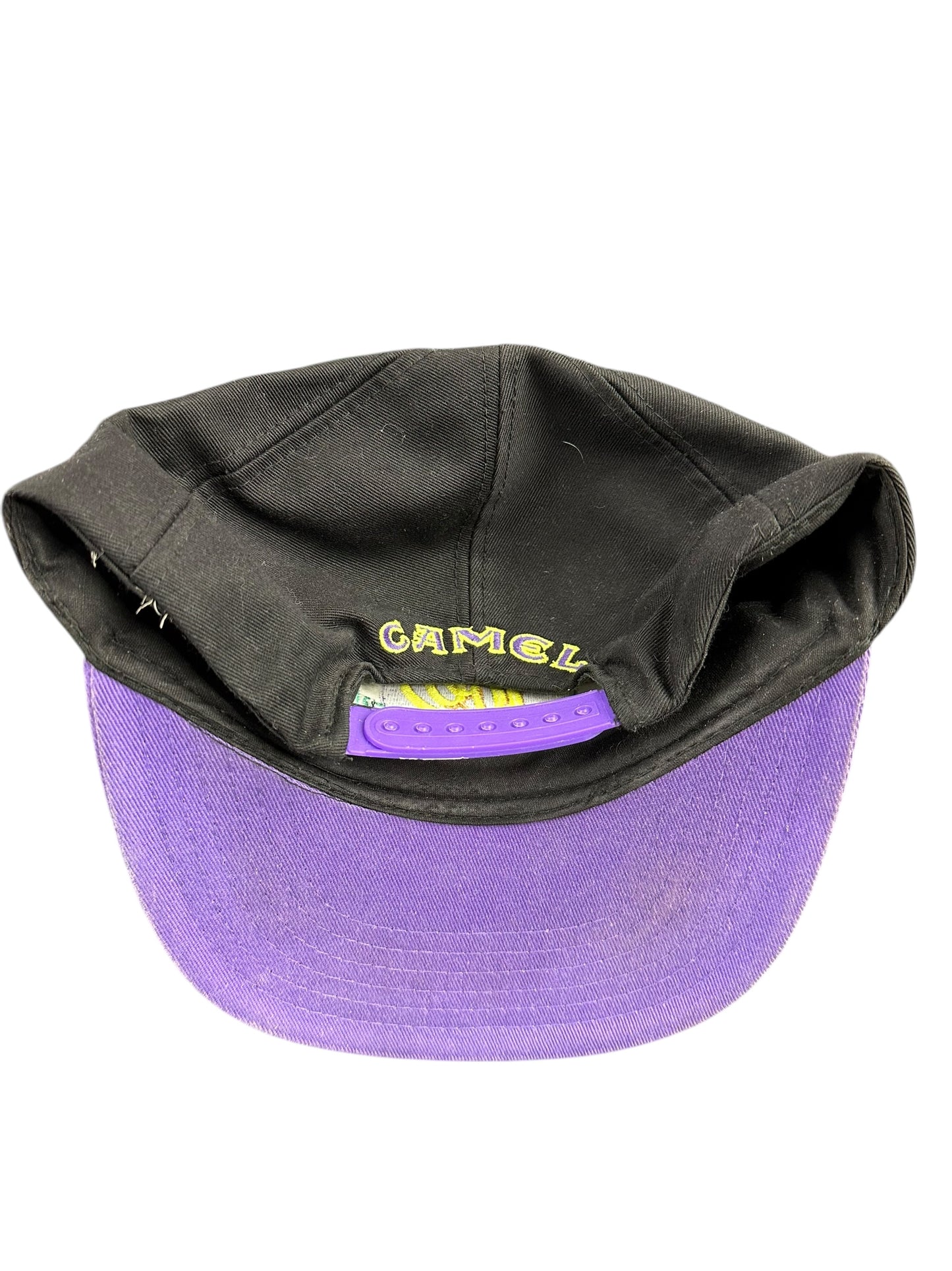 Vintage Camel Cigarettes Joe’s Place Purple Bill Trucker Style Hat Snapback