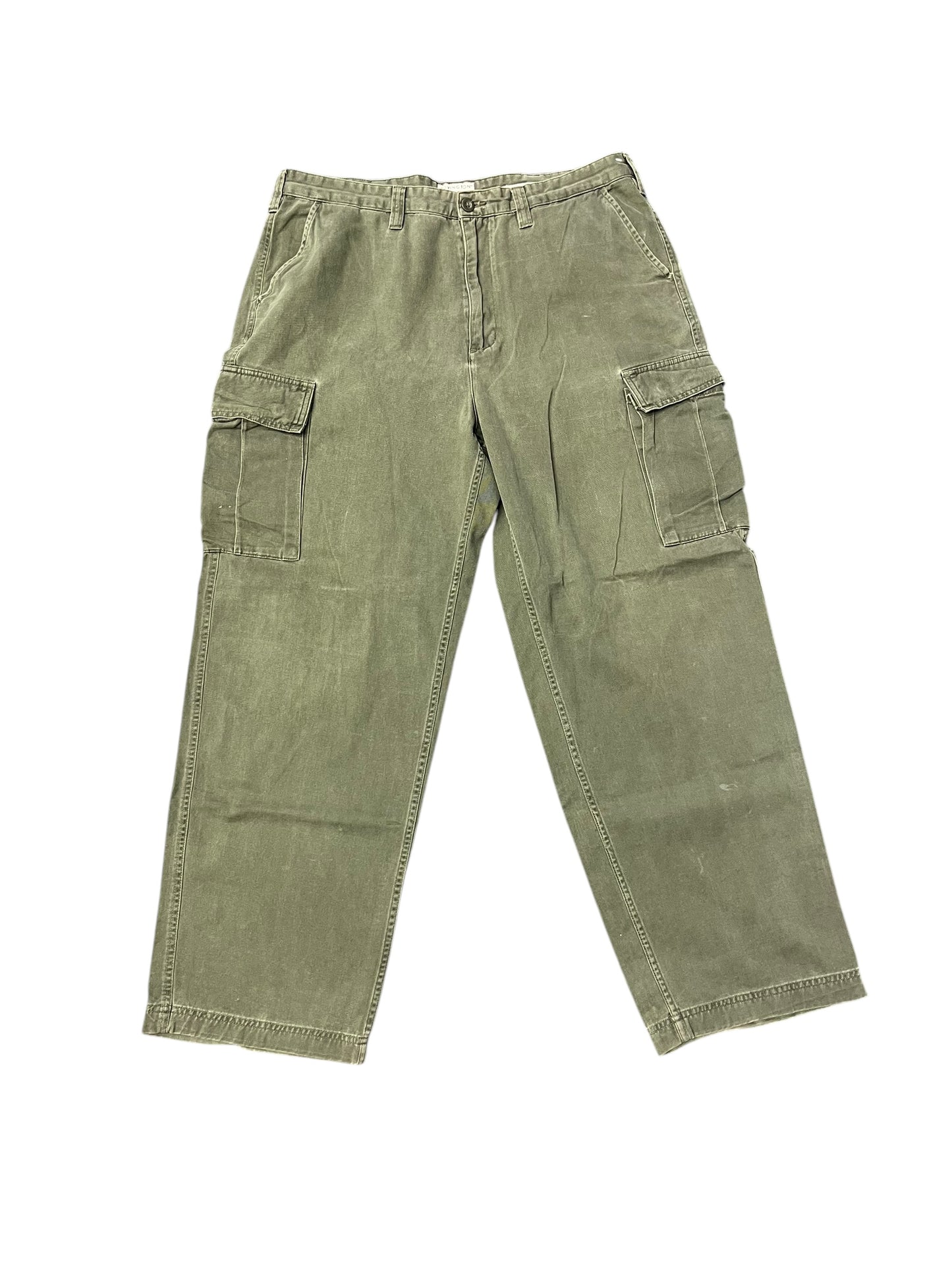Covington Green Cargo Canvas Pants 38x32