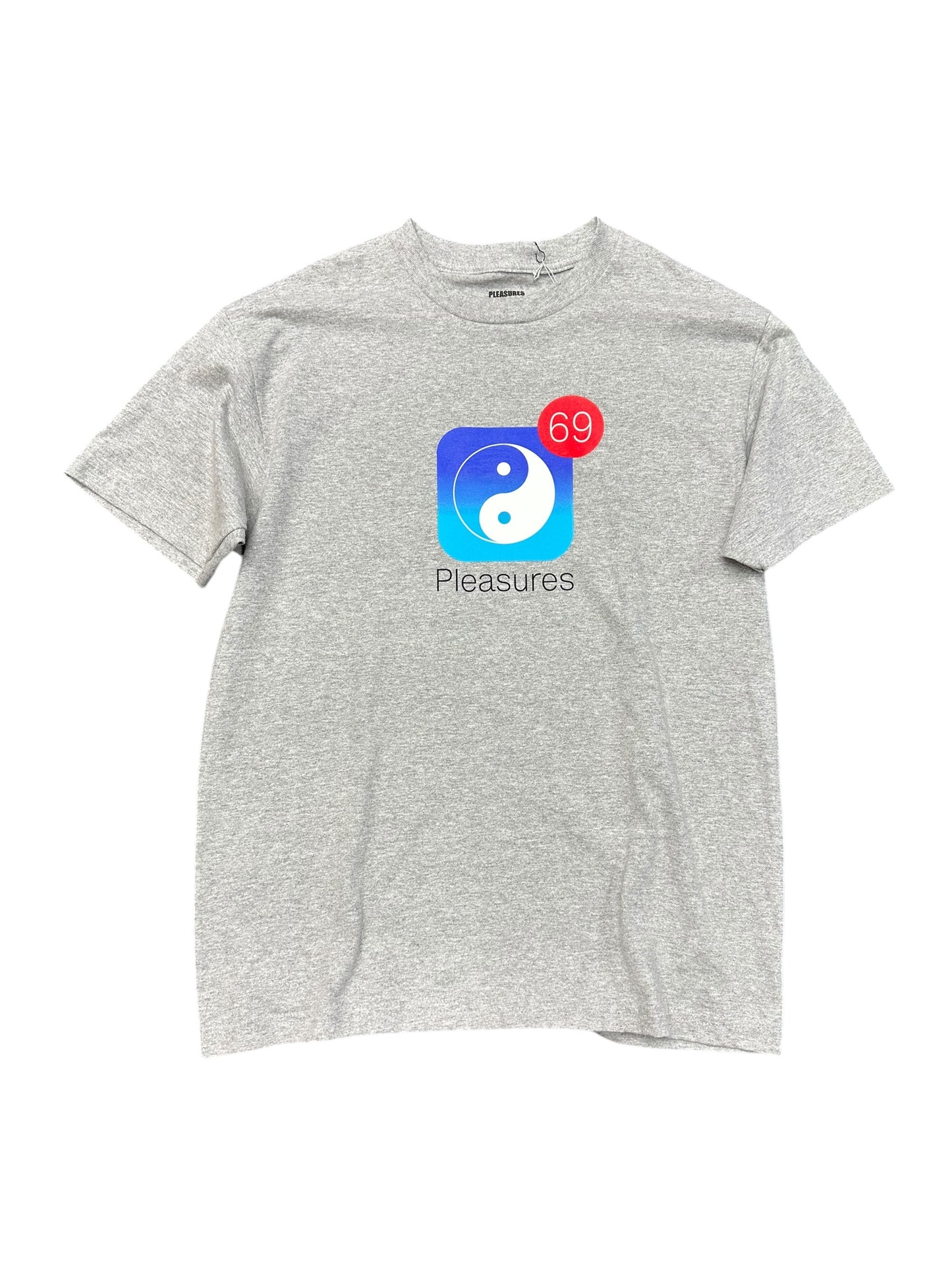 Pleasures DEADSTOCK YING-YANG 69 Notifications App Graphic Tee Size M