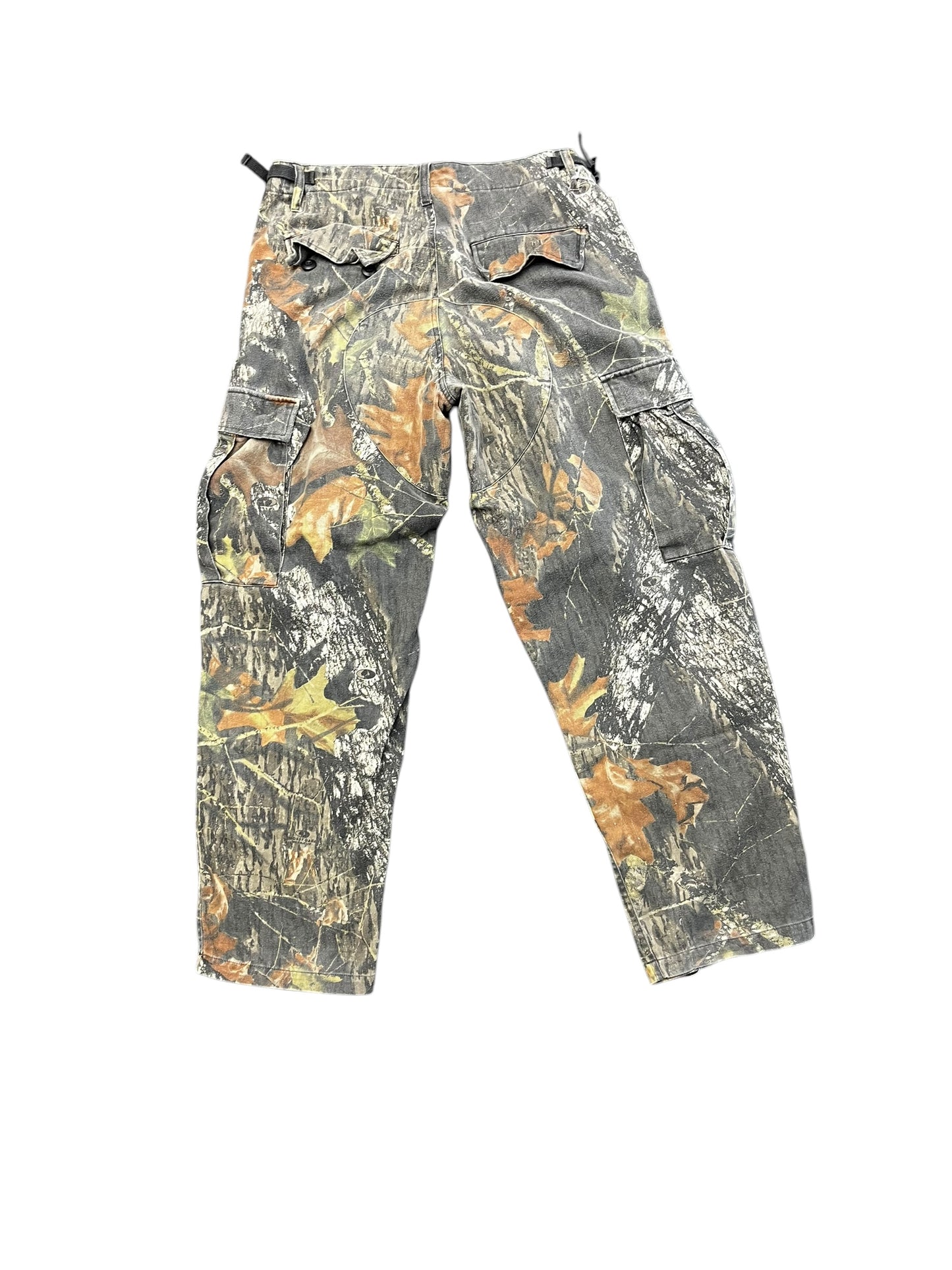 Vintage Cabela's/Mossy Oak Woodland Camo Cargo Pants 34x32
