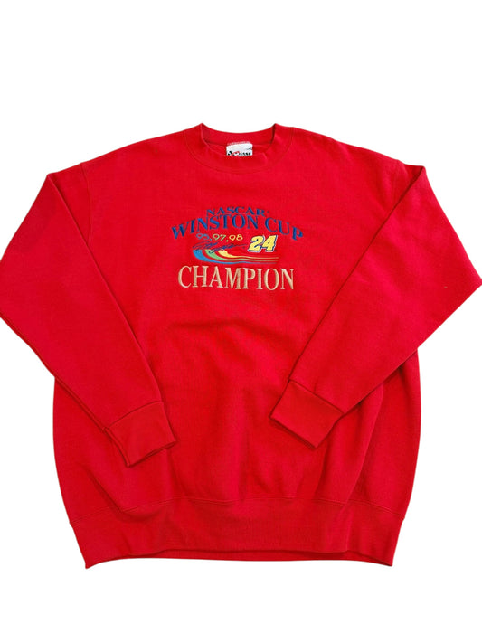 Vintage Jeff Gordon 3 Time Champion Crewneck Size Large