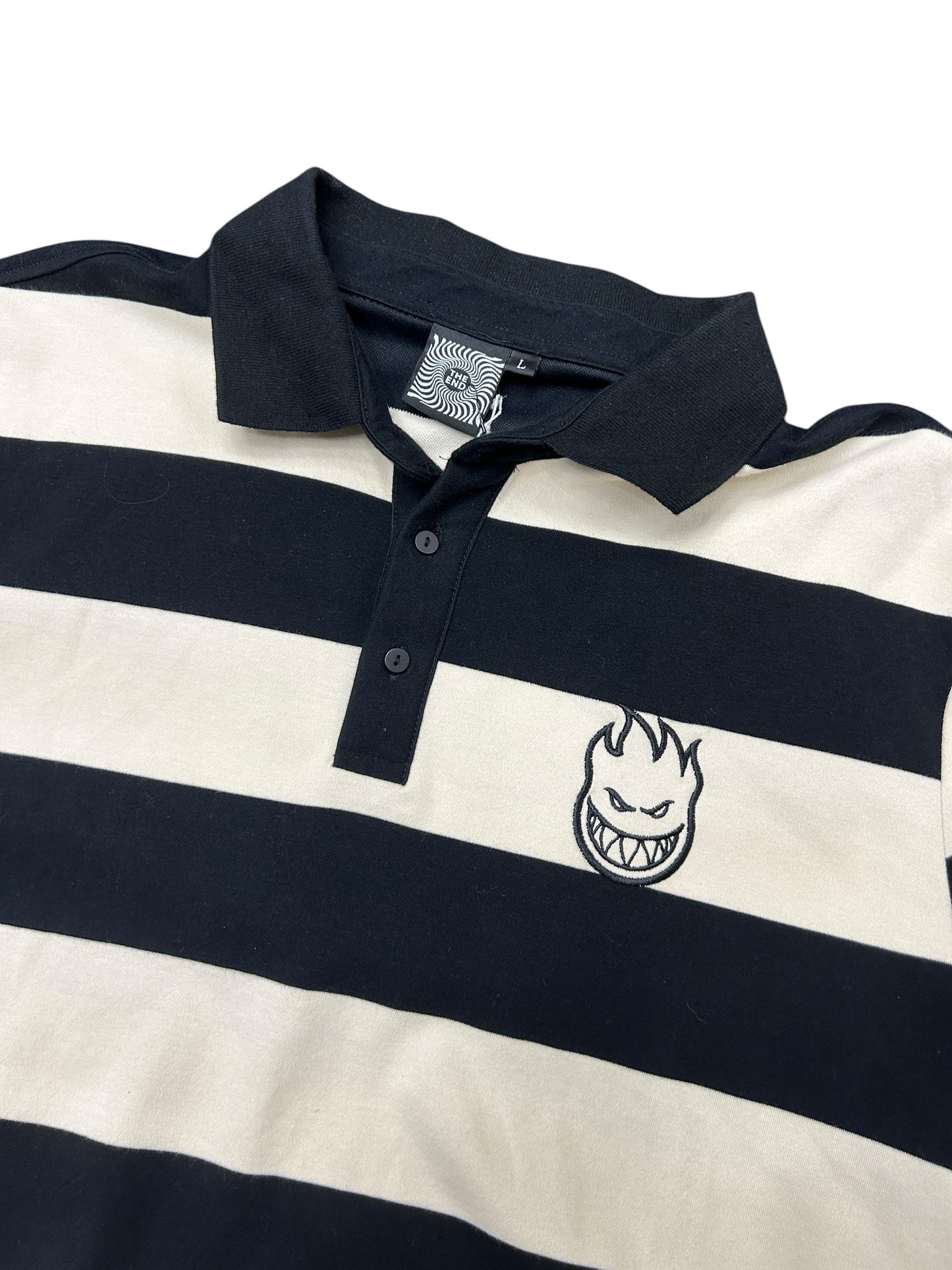 Spitfire Striped Long Sleeve Pullover size Large