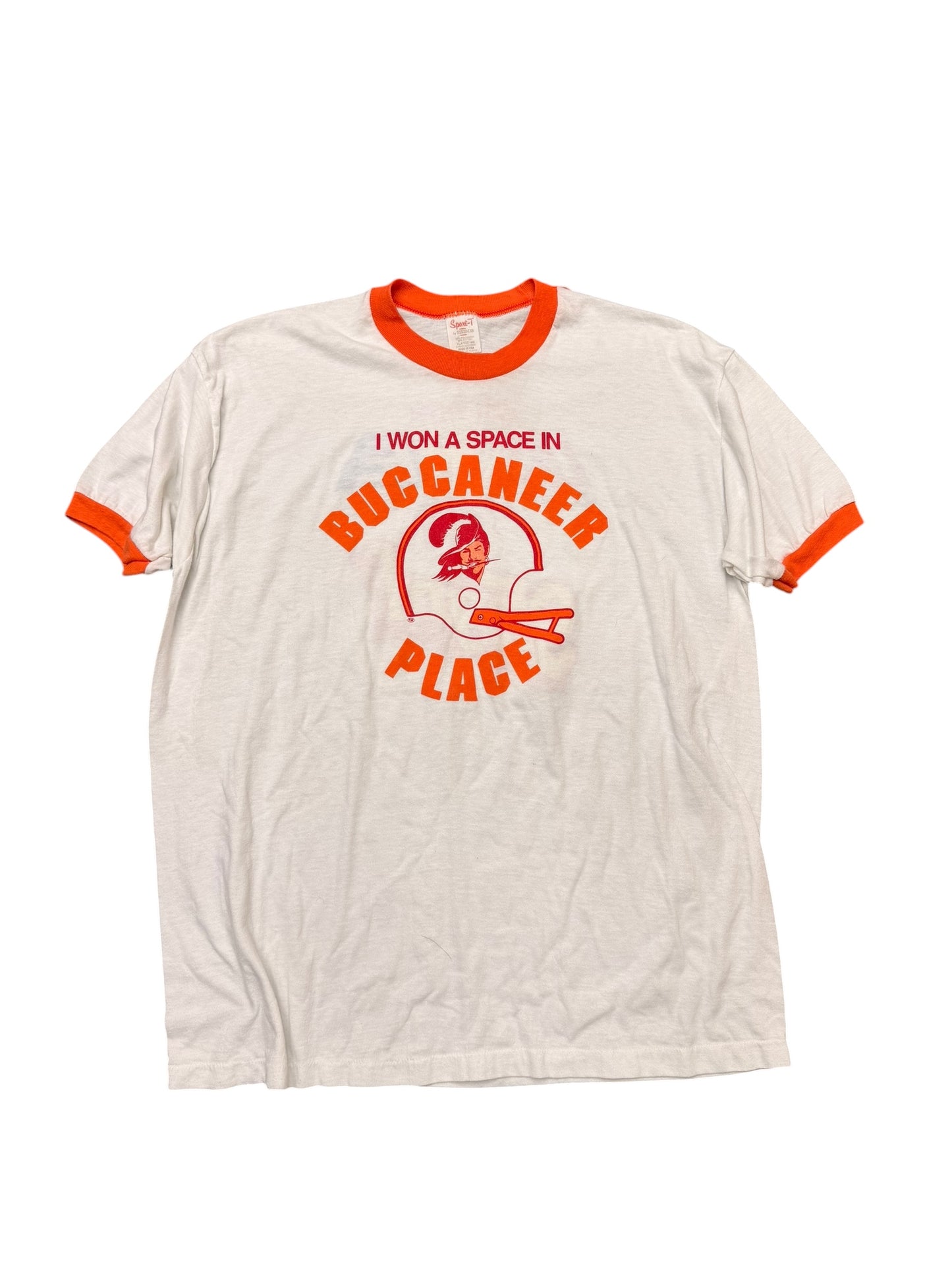 Vintage Creamsicle Buccaneers Place Tee Size XL