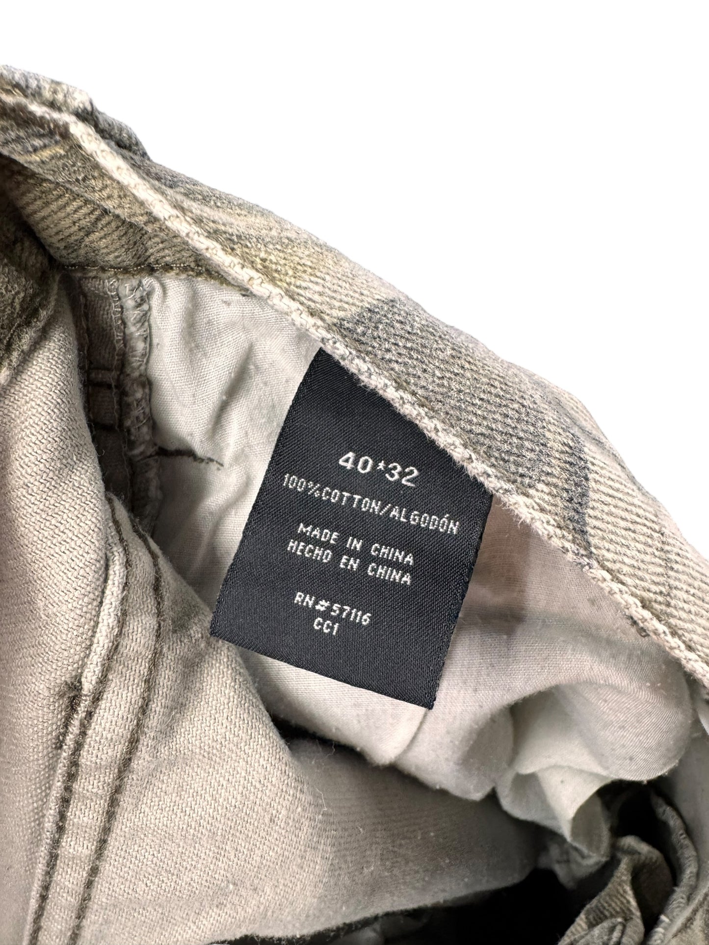 CAMO DENIM PANTS - REAL TREE