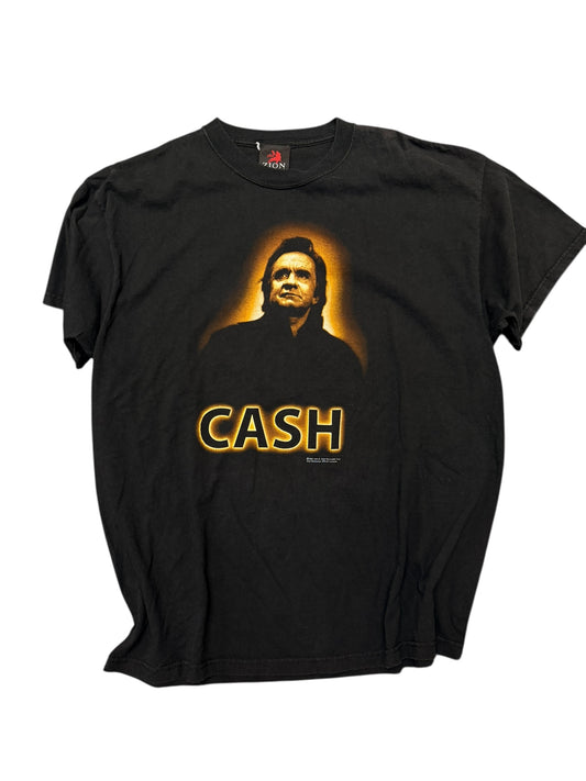 Y2K Johnny Cash Portrait Band Tee Size XL