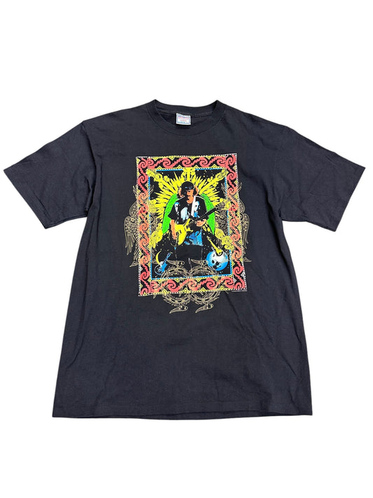 Vintage 1994 Santana World Tour Neon Band Tee Size XL