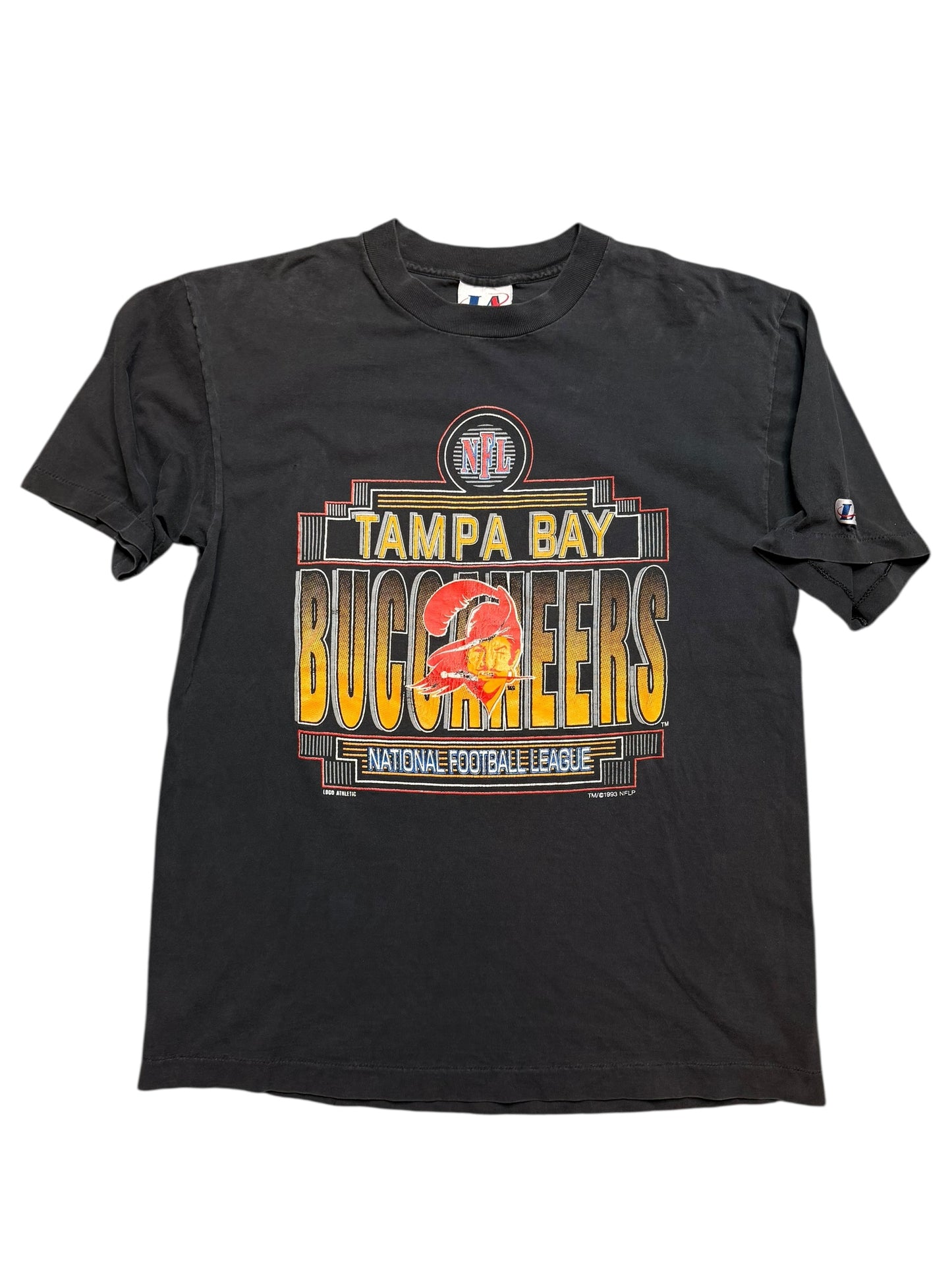 Vintage Tampa Bay Buccaneers Logo Athletic Creamsicle Tee Size Large