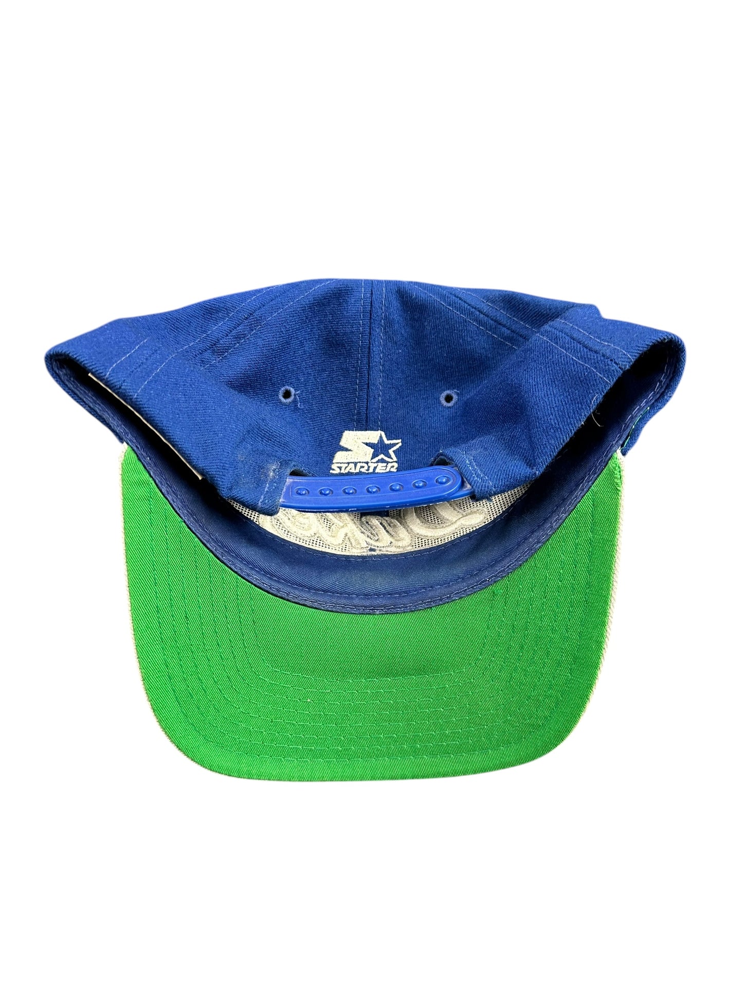 Vintage Duke University Blue Devils Wool Green Bill Starter Hat SnapBack