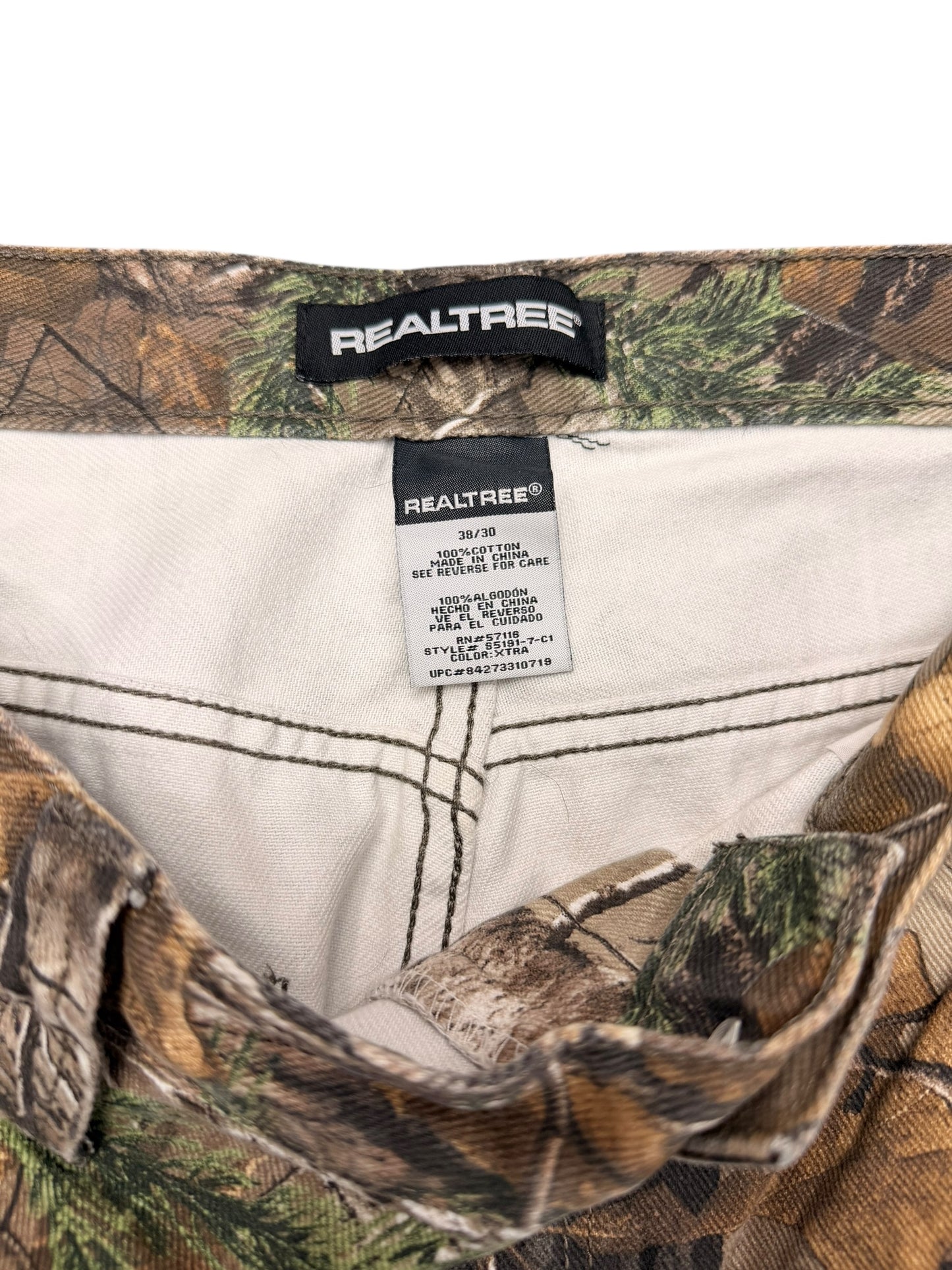 ReelTree Camo Denim Pants Size 38x30