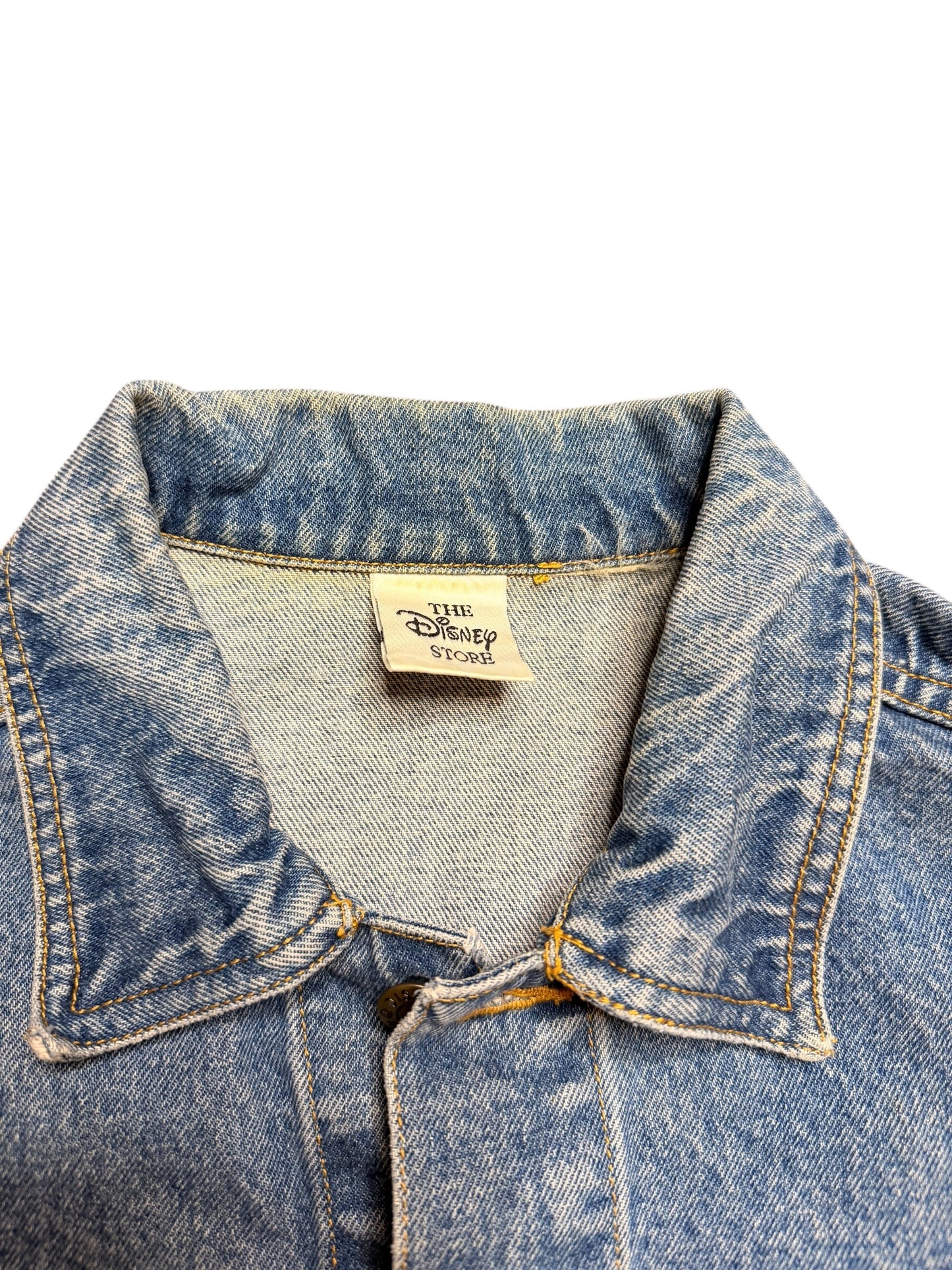 Vintage Disney Winnie The Pooh Embroidered Denim Jacket Size M/S