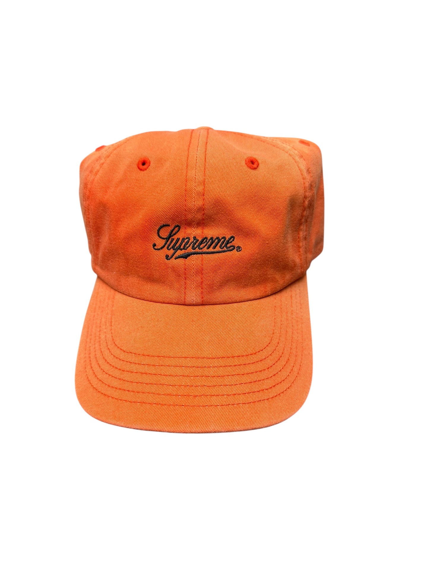 Supreme Orange Logo Hat