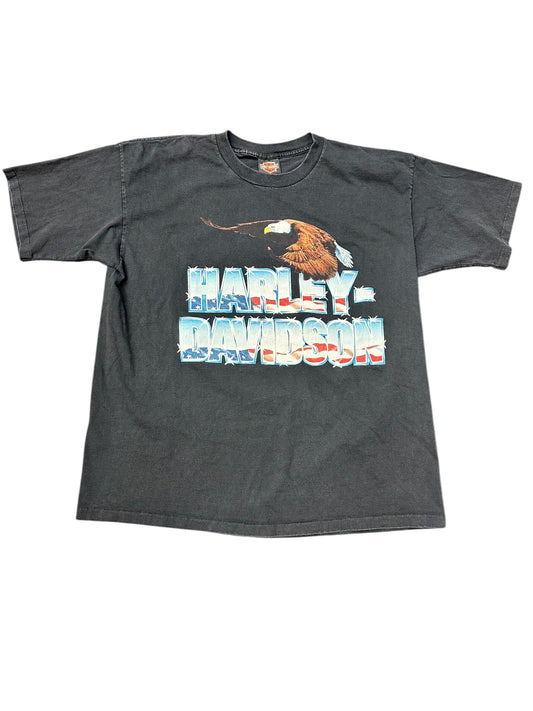 Vintage Harley Davidson American Steel Eagle Tee Size XL