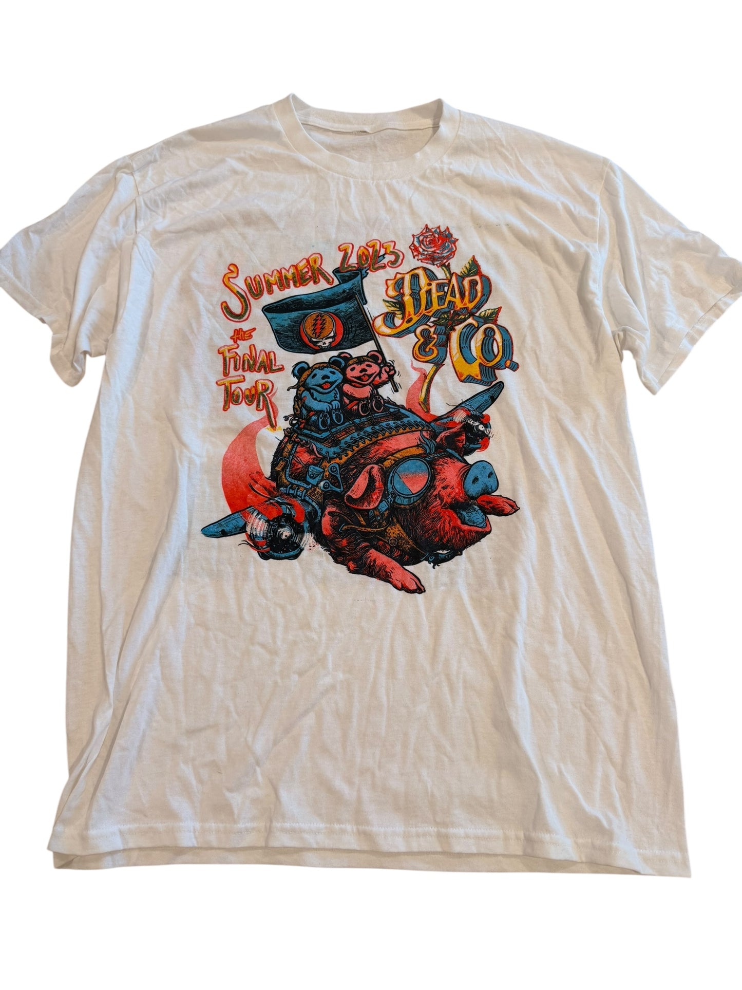 Retro Grateful Dead Parking Lot Graphic Tee Size Large