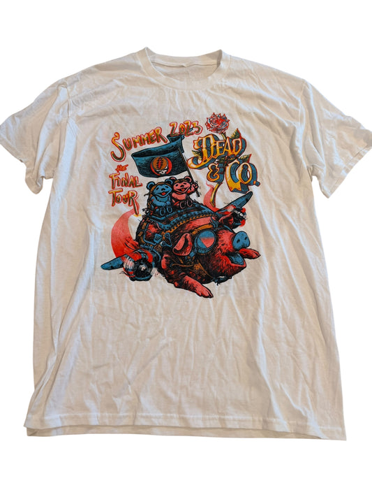 Retro Grateful Dead Parking Lot Graphic Tee Size Large