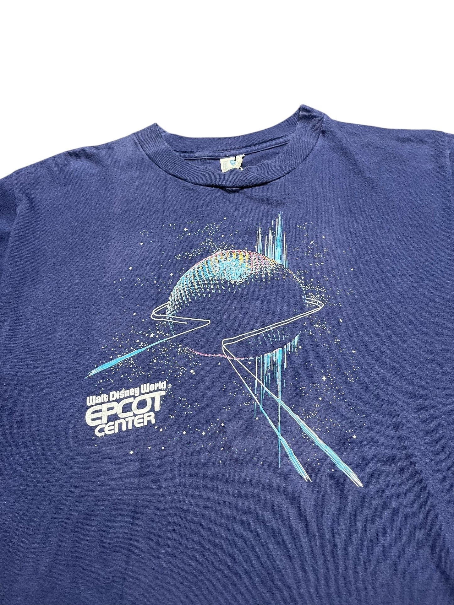 Vintage 1982 Walt Disney World Epcot Center opening day graphic print tee