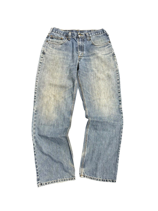 Carhartt Light Wash Denim Pants Size 33 x 32