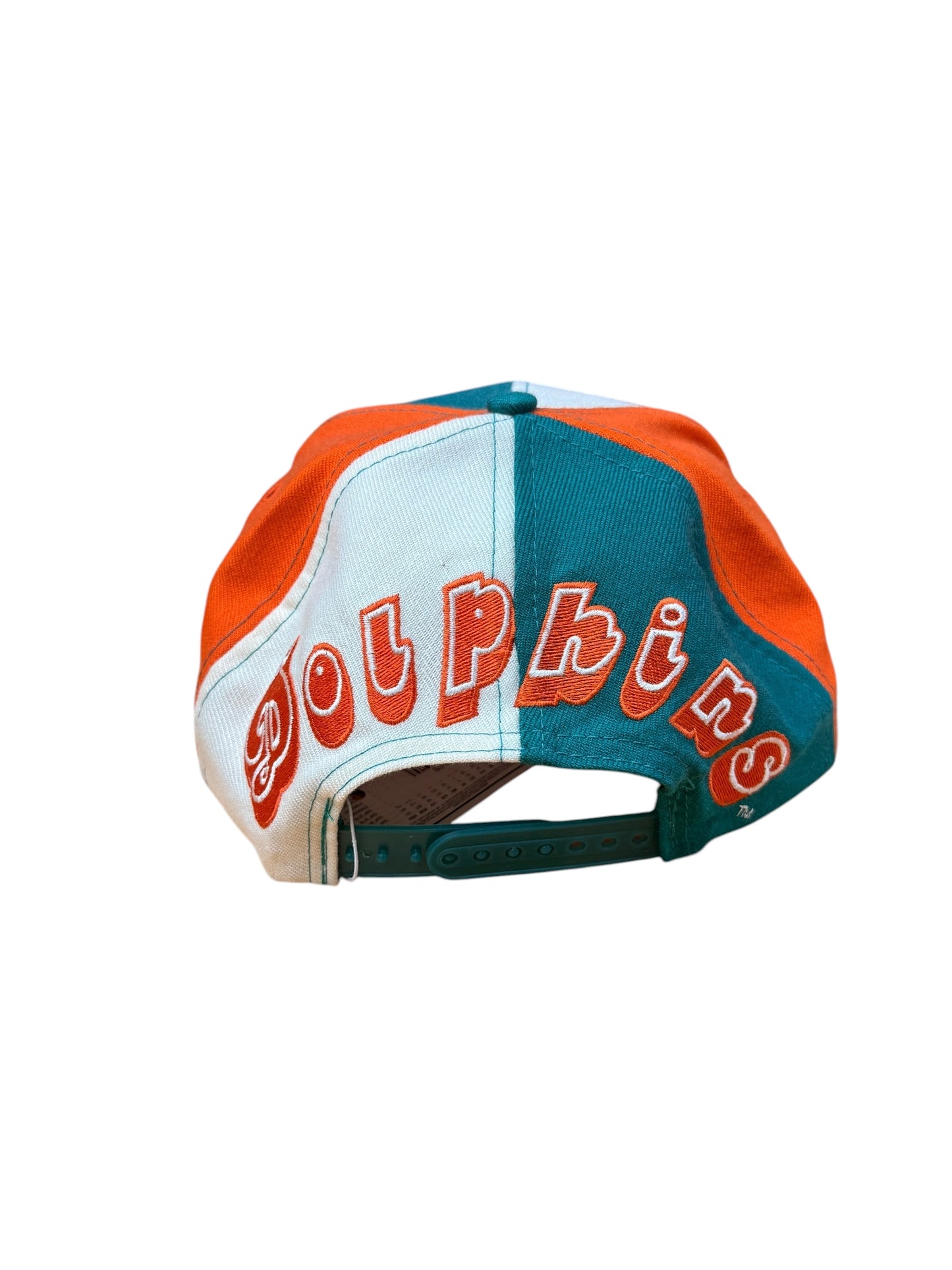 Vintage 90’s Miami Dolphins Apex One Pinwheel Wool Snapback Hat