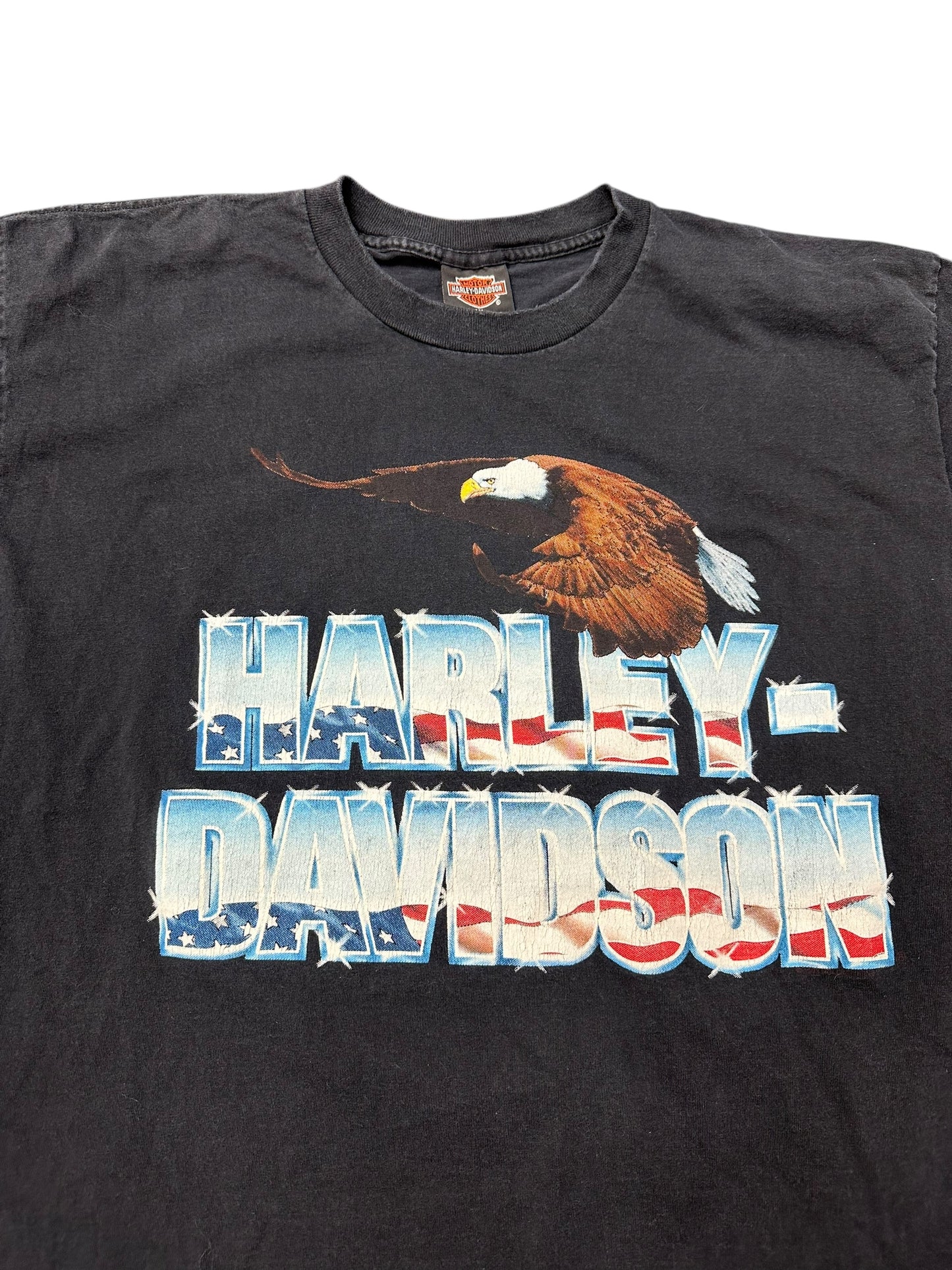 Vintage Harley Davidson American Steel Eagle Tee Size XL